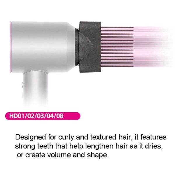 Dyson Hair Dryer Wide Tooth Comb Smoothing Nozzle Hair Styler Tool - Image 5