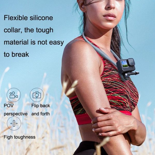 TELESIN TE-HNB-001 Magnetic Halter Bracket Action Camera Shooting Collar For GoPro HERO11 Black / HERO9 Black / DJI Osmo Action 3, Style: Standard Version For S-L - Image 5