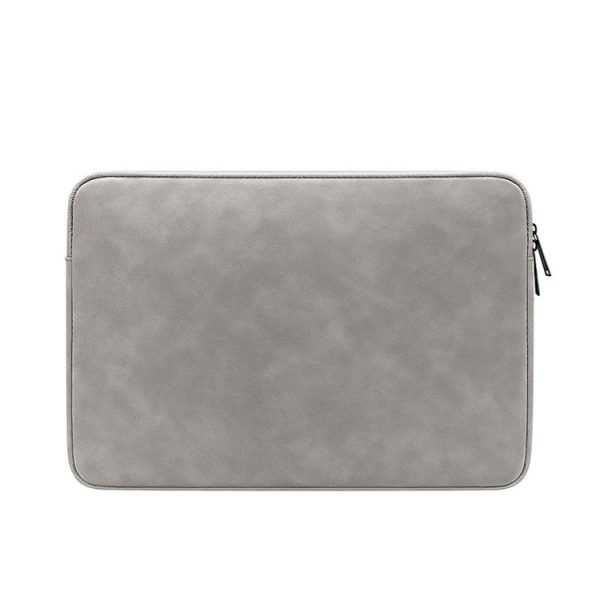 ND12 Lambskin Laptop Lightweight Waterproof Sleeve Bag, Size: 14.1-15.4 inches (Gray)