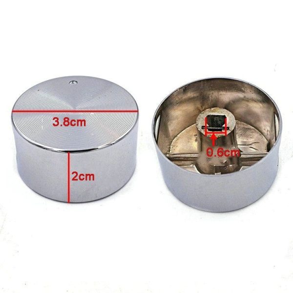 2pcs 6mm Gas Stove Knobs Universal Cooker Oven Hob Control Switch - Image 3