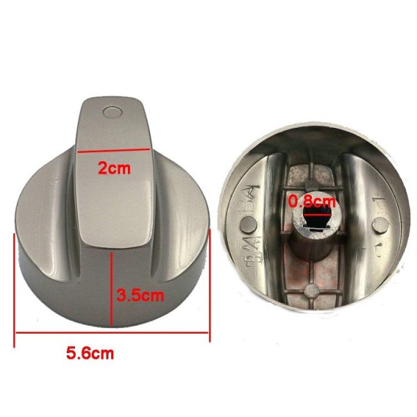 8mm Oven Rotary Switch Gas Stove Control Knobs - Image 3
