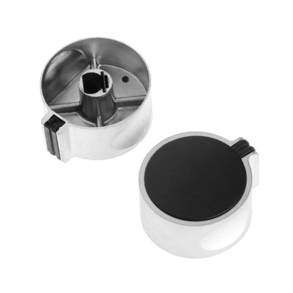 1pair 8mm Metal Round Gas Stove Switch Knob Cooker Hob Switch