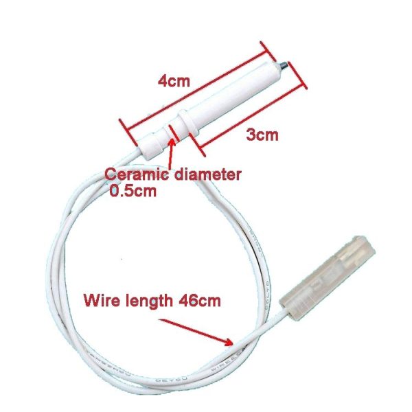 460mm line Range Stove Spare Parts Ceramic Igniter - Image 3