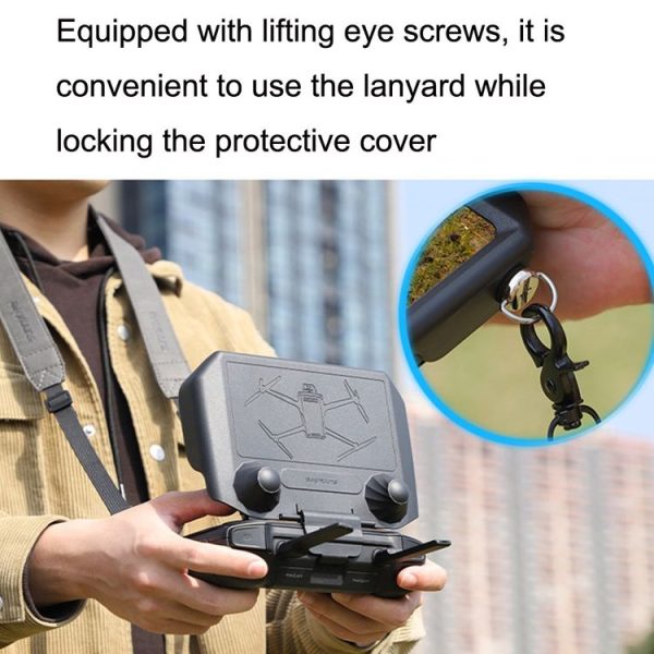 Sunnylife YK558 With Screen Remote Control Shielding Protection Cover For DJI Mini 3 / 3 Pro / Mavic 3 / RC Pro (Black) - Image 4
