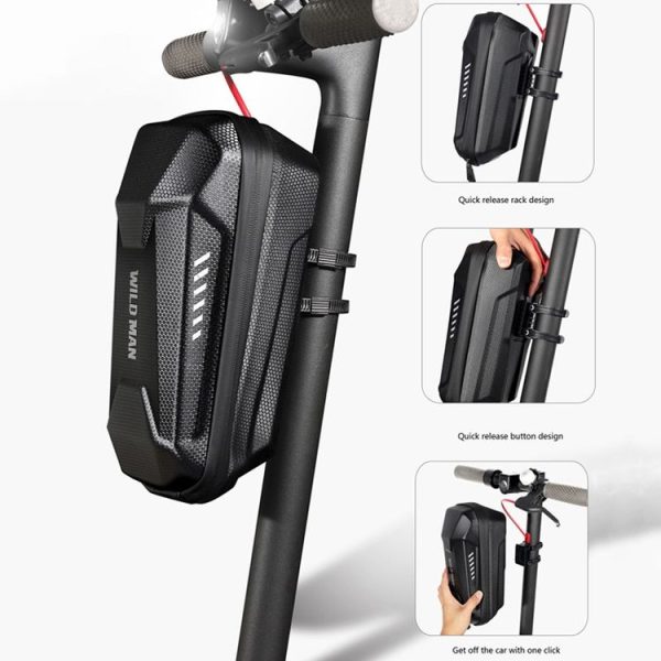 WILD MAN ES8X Electric Scooter Bicycle Fast Disassembly Hanging Bag EVA Hard Shell Bag, Size: 2L (Black) - Image 4