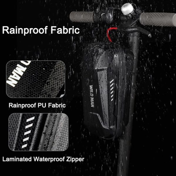WILD MAN ES8X Electric Scooter Bicycle Fast Disassembly Hanging Bag EVA Hard Shell Bag, Size: 2L (Black) - Image 7