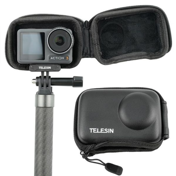DJI Osmo Action 3 TELESIN OA-BAG-002 Body Protective Bag Mini Storage Package Camera Accessories (Black)
