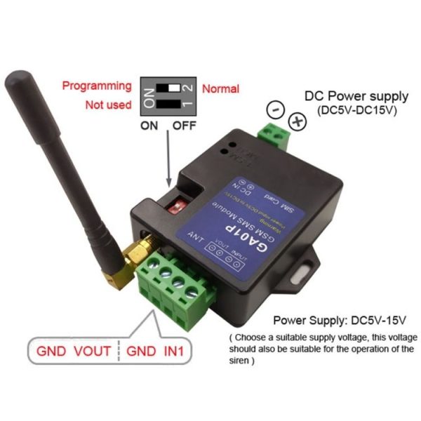 GA01P 2G Mini Intelligent Power Off / Power Outage SMS Phone Alarm - Image 4