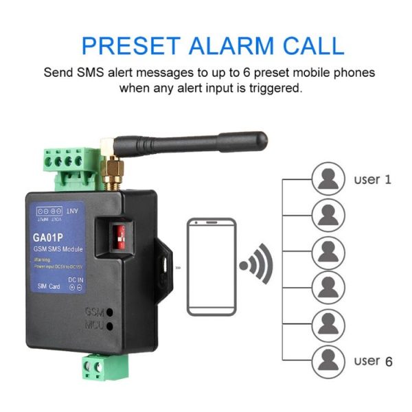 GA01P 2G Mini Intelligent Power Off / Power Outage SMS Phone Alarm - Image 5