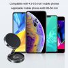 Multi-Angle Positioning Car Folding Circular Car Magnetic Suction Bracket (Silver) - Image 4