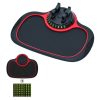Car Center Console Mobile Phone Anti-skid Mat Temporary Parking Number Plate (With Bracket) - Image 2