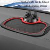 Car Center Console Mobile Phone Anti-skid Mat Temporary Parking Number Plate (With Bracket) - Image 6