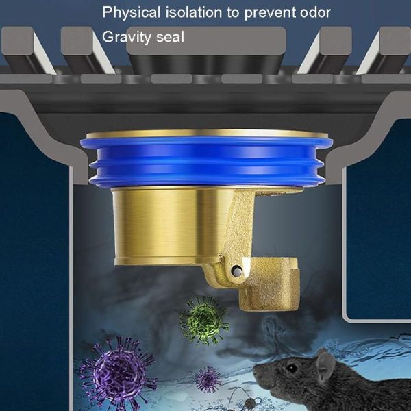 Brass Floor Drain Deodorizer Inner Core Bathroom Toilet Universal - Image 5