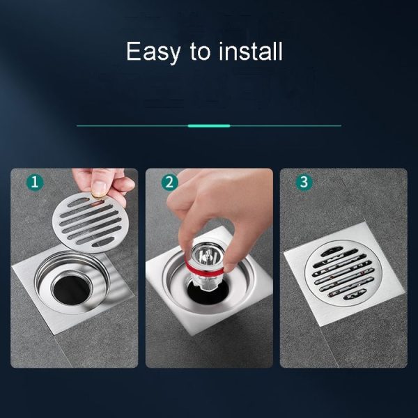 Bathroom Floor Drainage Deodorizer Seal Cover Inner Core Toilet Universal Anti-bug Tube - Image 6