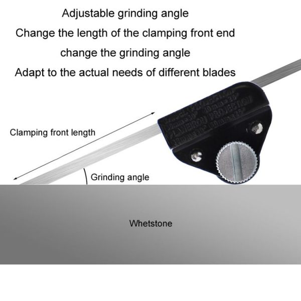 Manual Woodworking Planer Fixed Angle Sharpener Bracket (Black) - Image 4