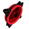COOLMOON 12cm Dual Aperture Computer Mainframe Chassis Dual Interface Fan (Red)