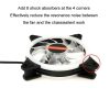 COOLMOON 12cm Dual Aperture Computer Mainframe Chassis Dual Interface Fan (Red) - Image 4