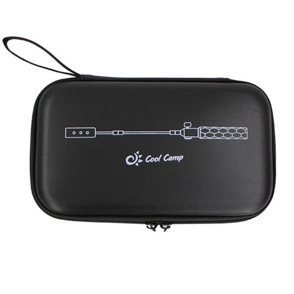 COOL CAMP CF-77773-1 Outdoor Camping Torch Storage Bag Portable BBQ Igniter EVA Crashproof Accessory Bag (Black) - Image 3