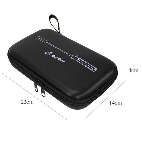 COOL CAMP CF-77773-1 Outdoor Camping Torch Storage Bag Portable BBQ Igniter EVA Crashproof Accessory Bag (Black) - Image 5