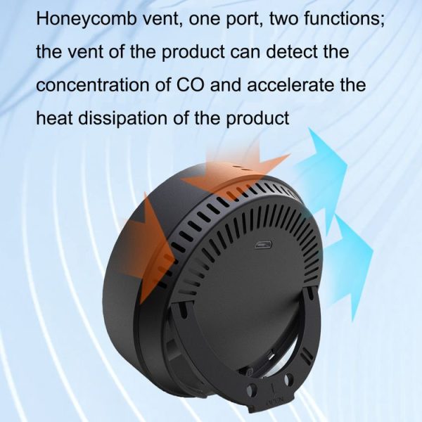 PTH-12 Infrared Carbon Dioxide Detector Portable Temperature And Humidity Air Quality Monitoring Instrument - Image 4