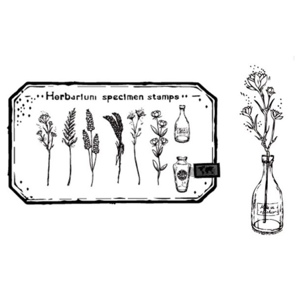 Retro Lotus Combination Set Seal Plant Vase Seal Handbook Decoration Tool (Towering Ancient Trees) - Image 2