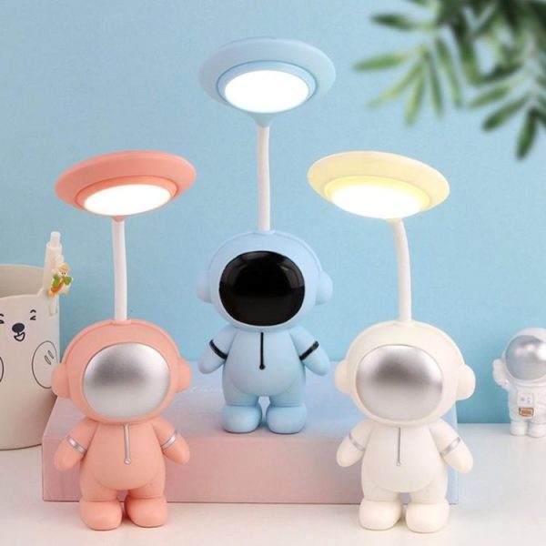 L-220903 Astronaut Eye Protection Study Lamp LED Rechargeable Reading Light (Blue) - Image 2