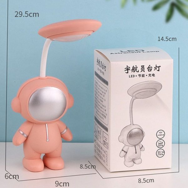 L-220903 Astronaut Eye Protection Study Lamp LED Rechargeable Reading Light (Blue) - Image 3