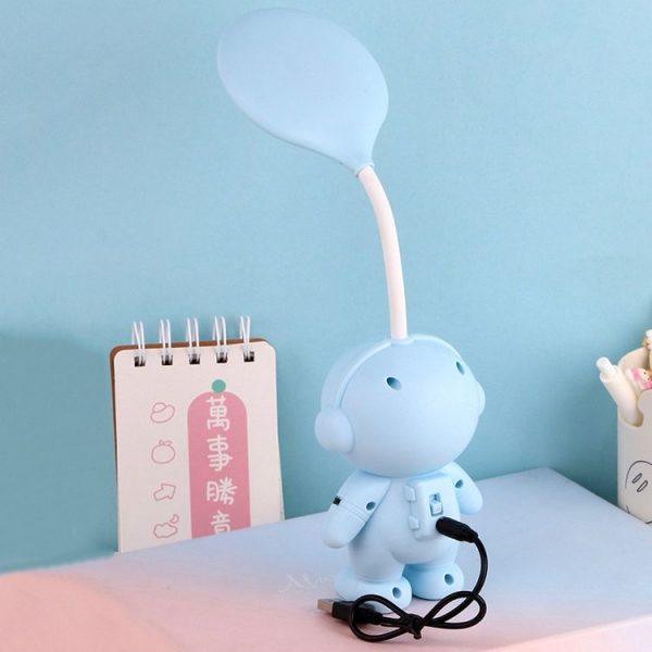 L-220903 Astronaut Eye Protection Study Lamp LED Rechargeable Reading Light (Blue) - Image 4