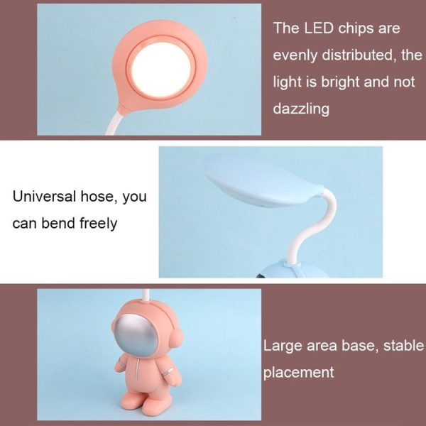L-220903 Astronaut Eye Protection Study Lamp LED Rechargeable Reading Light (Blue) - Image 6