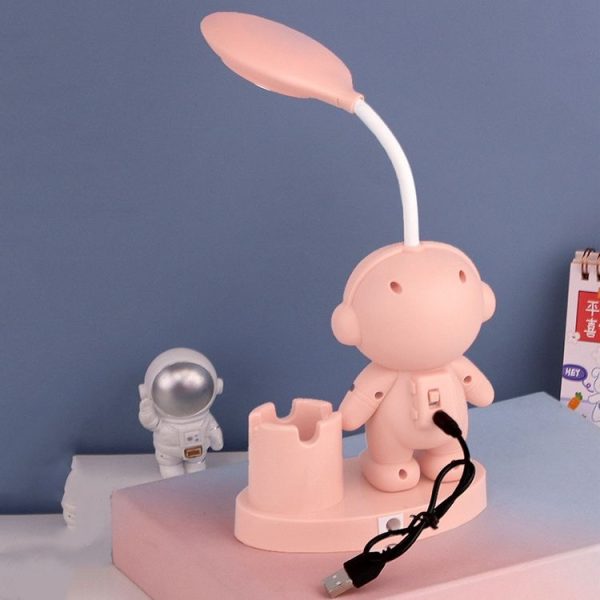 T509 Astronaut Pen Holder Desk Lamp with Pencil Sharpener Function (Blue) - Image 4