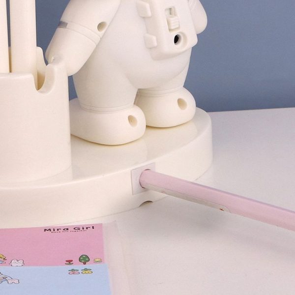 T509 Astronaut Pen Holder Desk Lamp with Pencil Sharpener Function (Blue) - Image 5
