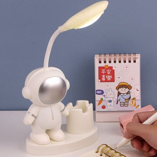 T509 Astronaut Pen Holder Desk Lamp with Pencil Sharpener Function (Blue) - Image 7