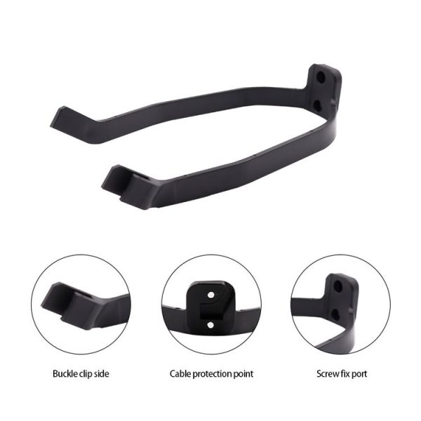 Xiaomi M365 Electric Scooter Accessories, Fender+Bracket+Taillight, Color: Black With Wrench - Image 3