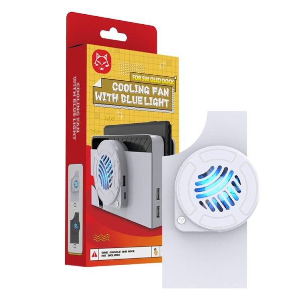 Nintendo Switch OLED SWL138 Game Console Cooling Fan Host Storage Base Cooling Bracket (White) - Image 9