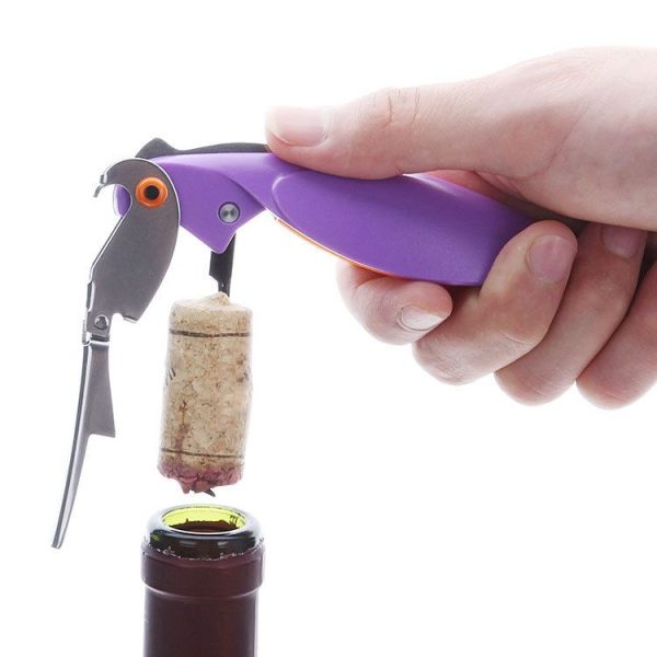 2pcs Parrot Shape Wine Bottle Opener Plastic Bottle Opener (Color Random Delivery) - Image 6