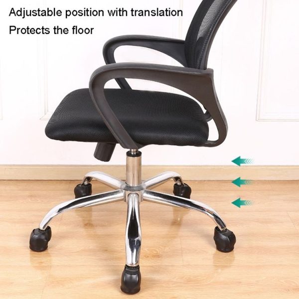 5pcs / set Wheel Chair Foot Cover Computer Chair Roller Fixer (Black) - Image 3