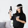 Meta Quest 2 VR Controller 1pair Sturdy Shooting Handle Holder (Black) - Image 6