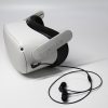 Meta Quest 2 VR Glasses Ear-in Headset 3.5 Elbow Aluminum Earphones (White) - Image 2
