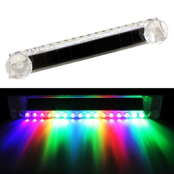 Wiring Free Rear Window Solar LED Sensor Car Warning Light (Color)