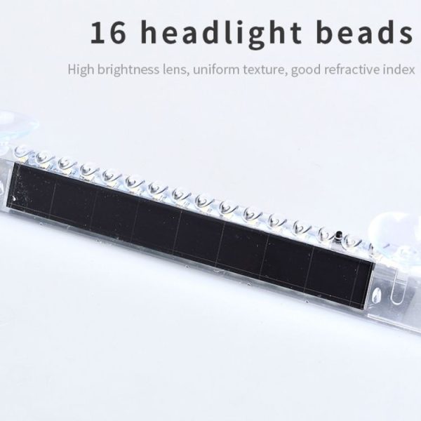 Wiring Free Rear Window Solar LED Sensor Car Warning Light (Color) - Image 4
