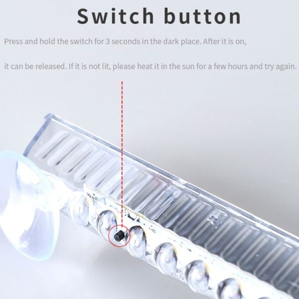 Wiring Free Rear Window Solar LED Sensor Car Warning Light (Color) - Image 5