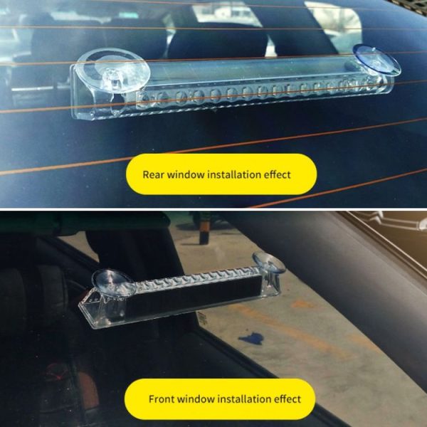 Wiring Free Rear Window Solar LED Sensor Car Warning Light (Color) - Image 6