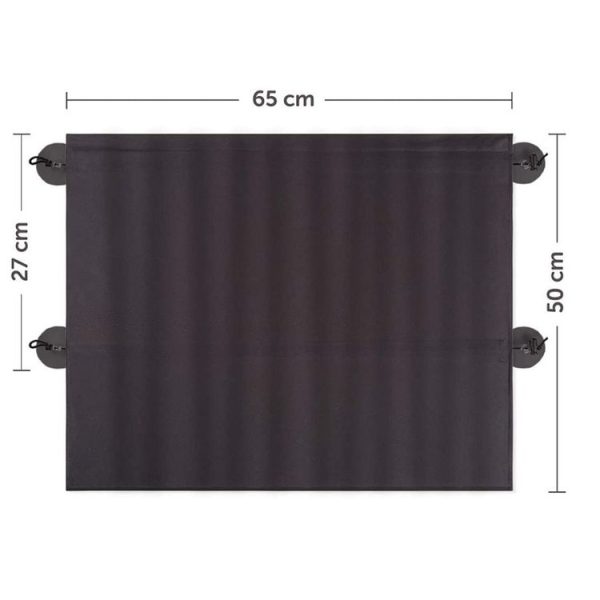 Car Side Window Privacy Blackout Heat Insulation Sunshade (1 Pair) - Image 2