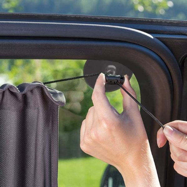 Car Side Window Privacy Blackout Heat Insulation Sunshade (1 Pair) - Image 4