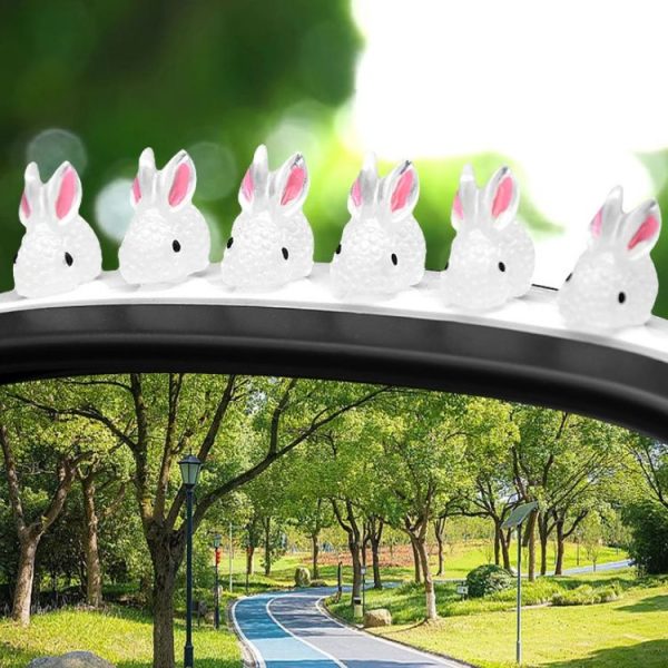 20pcs Large Car Luminous Rabbit Ornament Car Interior Decoration Supplies - Image 3