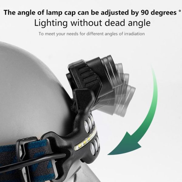W691-1 XPG+COB Induction Headlight Type-C Rechargeable Head Lamp - Image 5