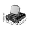 HW-888 XPE+2835 LED Multi-light Source Induction Headlamp Clip on Hat Light (Black) - Image 2