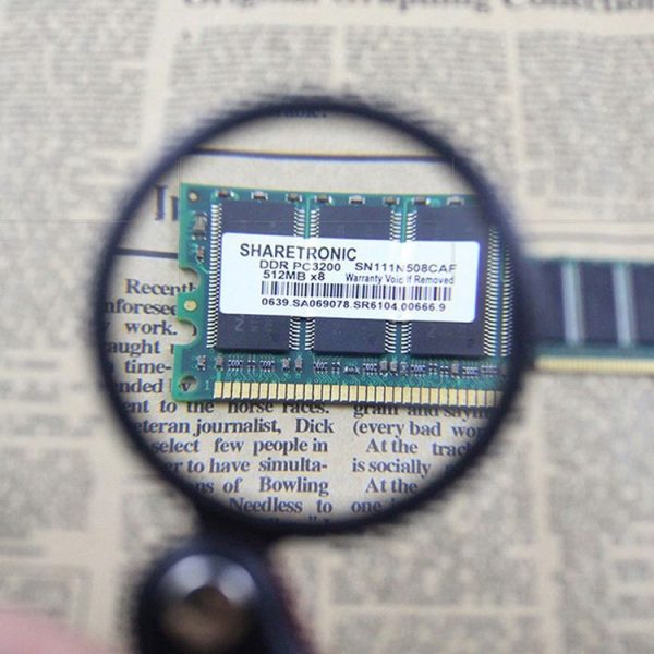 5pcs 50mm 8X Mini Leather Folding Magnifier - Image 5