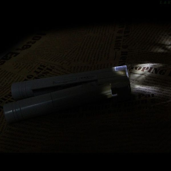 10085-1 100X Double Tube Microscope With LED Light Identification Magnifier - Image 6
