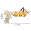 Wooden DIY Table Tennis Elastic Model Children Physical Science Experiment Assembly Toy (Elastic Model) - Image 3